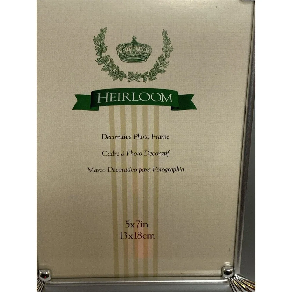 Heirloom 5x7 Silver Photo Frame
